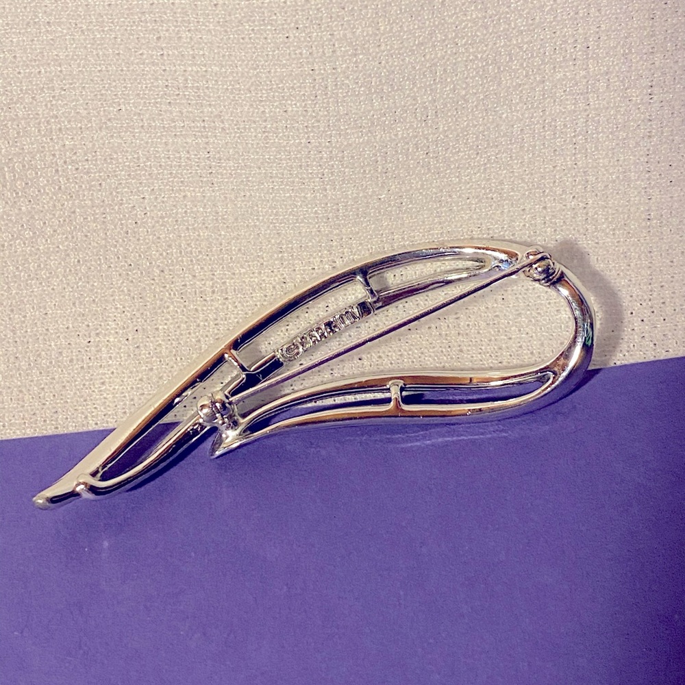 Silver tone pin by Sarah Coventry, 1958